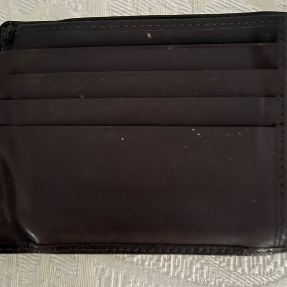 Coach chocolate brown Signature leather wallet with ID wallet. - Picture 5 of 9